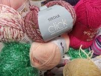 Mixed Bag Knitting Yarn / Wool 500g - Assorted Shades, Brands and Blends